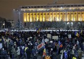 استمرار الاحتجاجات في رومانيا رغم البرد القارس