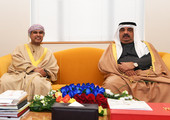 مستشار رئيس مجلس الوزراء يستقبل سفير سلطنة عمان  