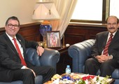 الوزير ميرزا يستعرض مع القنصل السويسري مشاريع 