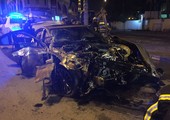 بالصور... إصابة بحريني وخليجي بتصادم مركبتين على شارع السلمانية
