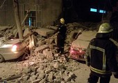 بالصور...7 جرحى في انهيار جزئي لمبنى سكني وسط القاهرة