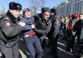 القبض على زعيم المعارضة الروسي نافالني خلال مسيرة في موسكو