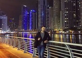 النجم أحمد معز في دبي للإستجمام