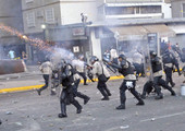 17 جريحا في الصدامات بين انصار المعارضة والشرطة في فنزويلا