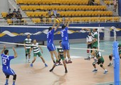 بالصور... فوز شرفي للنصر على اتحاد الريف في نهاية مبارياتهما بكأس ولي العهد للكرة الطائرة