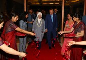 بالصور... الرئيس التركي يصل الهند في زيارة تستغرق يومين