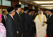 مراسم استقبال رسمية لعاهل البلاد بمناسبة زيارته الرسمية لماليزيا