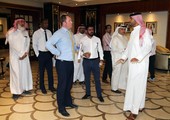 خالد الحاج يتفقد موقع مسابقة الكريكت ضمن الفعاليات المصاحبة لمعرض الخليج للرياضة