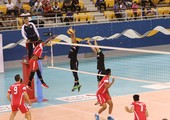 بالصور... فوز أهلاوي مستحق على المحرق يقطع به نصف المشوار في كأس ولي العهد للكرة الطائرة
