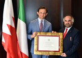 منح جواهري وسام المرسوم الرئاسي الإيطالي بدرجة فارس