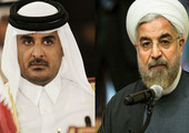 خلال اتصال هاتفي مع أمير قطر... روحاني يدعو لعلاقات أفضل مع دول الخليج