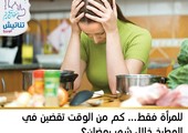 للمرأة فقط... كم من الوقت تقضين في المطبخ خلال شهر رمضان؟